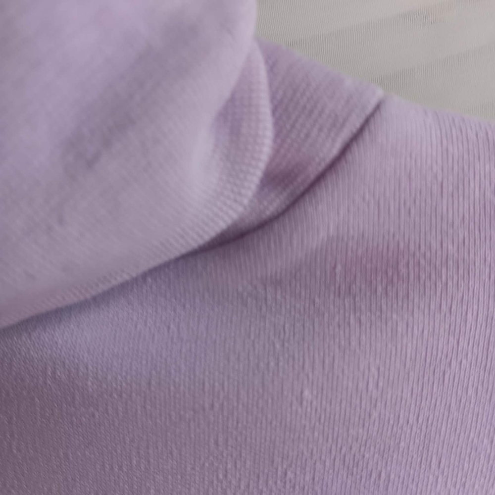 Lands' End Light Purple Turtleneck Top - Picture 4 of 4